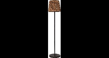 Star Trading Solarlamp Cesta, staande lamp, rotanlook, bruin, solar, buiten, warm wit, schemersensor, 127 cm