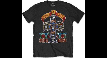 Guns N' Roses - NJ Summer Jam 1988 Heren T-shirt - L - Zwart