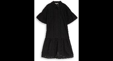 Tom Tailor Denim - Mini-jurk met borduursel - Maat M - deep black