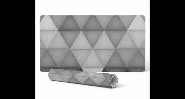 Beschermende vinylmat voor bedrijven en kantoren, geometrische driehoeken, 100x50 cm