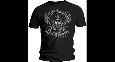 Five Finger Death Punch - Howe Eagle Crest Heren T-shirt - XL - Zwart