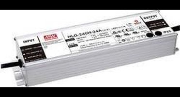 Mean Well HLG-240H-24AB LED-driver Constante spanning 240 W 5 - 10 A 22.4 - 25.6 V/DC Dimbaar, 3-in-1 dimmer, Instelbaa