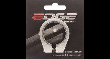 Zadelpenklem Edge ø34.9 aluminium met inbusbout - zilver