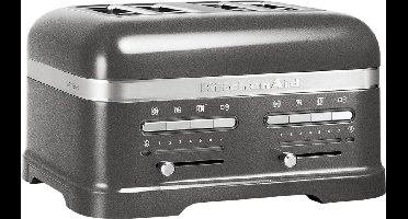 Kitchenaid Broodrooster - Artisan - Toaster met 4 sleuven en verwijderbaar kruimelbakje - Grijs