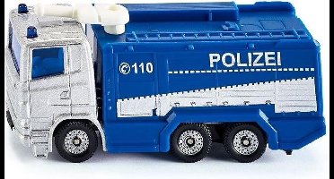 Siku Scania Polizei Waterkanon Vrachtwagen 8,4 Cm Blauw (1079)