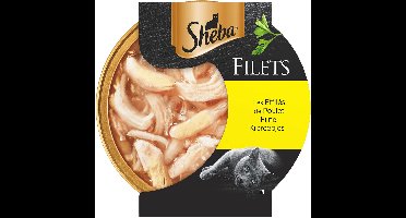 Sheba Fijne Kipreepjes in saus - 4 x 60 gram