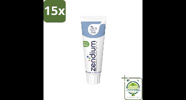 15 x Zendium - Tandpasta - Fresh+ White - 75 ml - Grootverpakking - Tandpasta - Frisse Adem - Witte Tanden - Enzymen - Fluoride