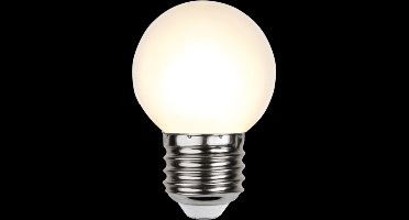 Prikkabel - Kogellamp - E27 - 1W - Extra Warm Wit - 2700K - Opaal