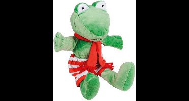 Kikker Pluche knuffel - 20 cm - Peuter en kleuter speelgoed - Voor meisjes en jongens - Vanaf 1 jaar - Speelgoed kinderen - Bambolino Toys