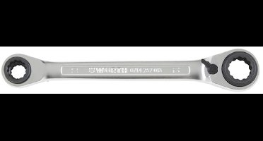 Wurth - Dubbele ratelringsleutel 4-in-1 - 4 in 1 metrische dubbele ringratelsleutel Met POWERDRIV®-aandrijving Sleutelwijdte 16 x