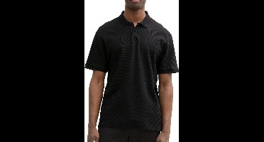 Tom Tailor Denim - Polo Korte mouw - Heren - L - Zwart - Katoen - 1045600