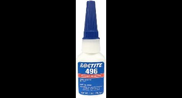 Loctite snellijm cyanoacrylaat 496 20gr