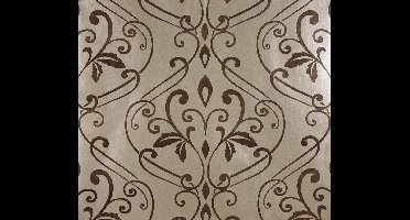 Dutch Wallcoverings Vliesbehang damast - goud/bruin