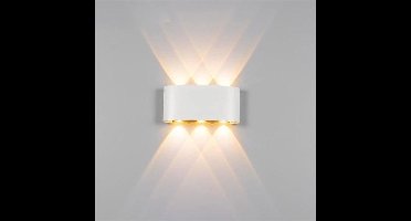 Groenovatie LED Wandlamp - 6W - Triple - 170x80x40 mm - Warm Wit - Wit