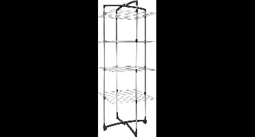 Metaltex - Fortino 4 - Droogtoren - Droogrek - 4 Etages - 33 meter Drooglengte - 69x64x171 cm