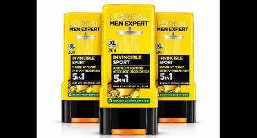 L'OREAL Men Expert - Showergel - Invincible Sport - 3x250ML