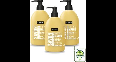 3 x Sence - La Maison Du Savon De Marseille - Handzeep - Vanille - Hygiënisch - 500 ml - Grootverpakking - Vaatwasstrips - Handzeep Vanille - Hygiëne - Handwassen - Zeep - Marseille Zeep