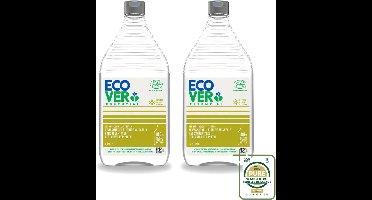 2 x Ecover - Afwasmiddel Essential - Kamille - 950 ml - Wasstrips - Afwasmiddel Kamille - Plantaardig Afwasmiddel - Ecologisch Afwasmiddel - Kamille Geur - Vet Verwijderen