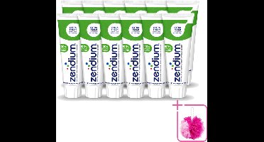 12 x Zendium - Extra Fresh - Tandpasta - Natuurlijke Enzymen - 75 ml - Bulkverpakking - Tandpasta - Douchemop - Enzymen