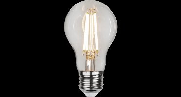 3 standen - Standaard bol - E27 - 6.5W - Warm Wit - 3000K - Filament - Helder