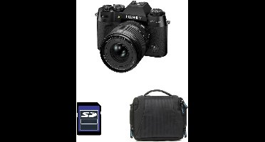 FUJIFILM X-T50 SCHWARZ + 16-50mm Objektiv + Tasche + 8GB SD-Karte