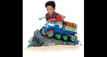 PAW Patrol - Enorm Grote Dino Transportwagen + 3 Figuren + 3 Kleine Dinosaurussen - Gemotoriseerde Aandrijving - Speelgoed Auto - Auto's - Paw Patrol Speelgoed vanaf 3 Jaar - Auto’s - Vrachtwagen - Wagen - Dinosaurus Speelgoed - Dino Movie Speelgoed