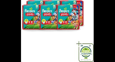6 x Pampers – Luierbroekjes – Baby Dry Pants Paw Patrol Maat 4 – 25 Luiers - Grootverpakking - Vaatwasstrips - Baby Luier - Luierbroek - Droge Luier - Luier Voor Baby - Luier Broek
