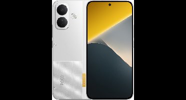 Xiaomi POCO X8 - 8GB RAM - 256GB - White - Enorme 8340mAh batterij met 67W HyperCharge - 6.83" 1,5K ultrahelder AMOLED-display - Gesegmenteerd patroonontwerp met robuuste afwerking