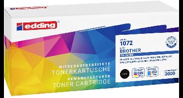 Edding Toner vervangt Brother TN-247BK Compatibel Zwart 3000 bladzijden EDD-1072 18-1072