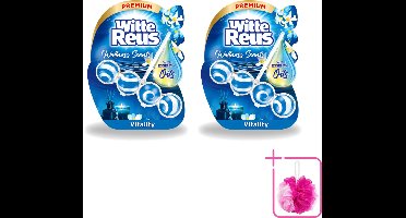 2 x Witte Reus - Wellness Scents Toiletblok - Vitality - 1 Toiletblok - Bulkverpakking - Toilet - Douchemop - Reiniging
