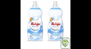 2 x Robijn – Vloeibaar Wasmiddel – Klein & Krachtig Stralend Wit – 1,19 L - Grootverpakking - Vaatwasstrips - Wit Wasmiddel - Wit En Licht Was - Wasmiddel Voor Wit - Wasmiddel Tegen Waas - Wasmiddel Tegen Vergeling