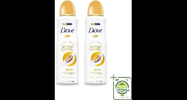 2 x Dove – Deodorant Spray – Go Fresh Passievrucht – 200 ml - Grootverpakking - Vaatwasstrips - Anti-transpirant - Deodorant Spray - Passievrucht - Zweetbestendig - Frisheid