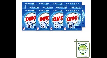 12 x OMO – Waspoeder – Wit – 14 Wasbeurten - Grootverpakking - Vaatwasstrips - Wit Waspoeder - Schone Was - Vlekverwijdering - Waskracht - 30 Minuten Was