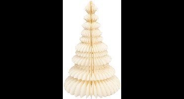Papieren kerstboom H90 cm ecru KAMI