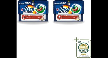 2 x Dash – Wasmiddel Pods 4-in-1 Platinum – Extra Vlekkenverwijdering – 20 Capsules - Wasstrips - Wasmiddelcapsules - Krachtige Wasmiddel - Vlekverwijdering - Kleurbehoud - Frisheid
