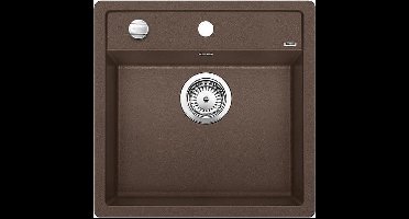 Spoelbak Blanco Dalago 5 vlakbouw cafe 518536. Draaiknopbediening.