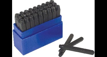 Brüder Mannesmann M 244-06 27-delig Slagletterset Lettergrootte: 6 mm