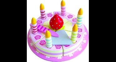 Simply for kids houten snijtaart verjaardagstaart taart hout