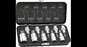 "Schroevendraaier-dopsleutel voor binnenzeskantschroeven CV-staal 1/2"" 4-19mm"