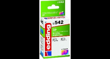 Edding Inktcartridge vervangt HP 62XL (C2P07AE) Compatibel Cyaan, Magenta, Geel EDD-542 18-542