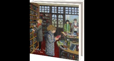 Bekking & Blitz - Wenskaartenmapje - inclusief enveloppen - Vierkant - A Book a Day - Leatitia de Haas