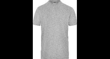 James and Nicholson Heren Organisch Katoenen Stretch T-Shirt (Grijze Heide)