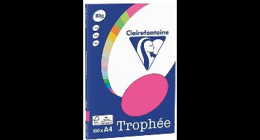 Clairefontaine Trophée papier 80 grams - A4 Fluor Roze