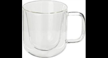 Merkloze Dubbelwandige Glazen - 200 ml - Transparant