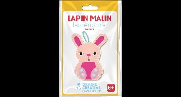 Hobbypakket Naai Pluche Set | Doe-het-zelf Hobbypakket Vilt - konijn