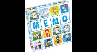 Tactic Memo Beroepen - Memospel - Zoek de Juiste Paren - Ontdek Verschillende Beroepen - Educatief Gezelschapsspel voor Kinderen en Families - 2 tot 6 Spelers - Vanaf 3 Jaar