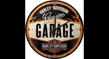 Harley-Davidson Garage Wandklok 30 cm