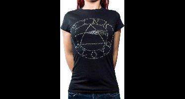 Pink Floyd - Circle Logo Dames T-shirt - 2XL - Zwart
