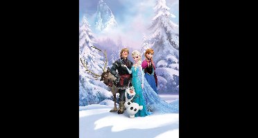 Komar-Fotobehang-Frozen-Winterland-184x254-cm-blauw