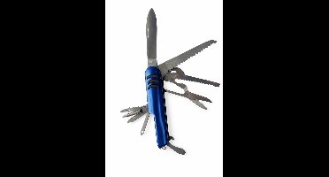 Natuurlijker leven - Multifunctioneel zakmes - 11 functies - compact - roestvrijstaal - 90 mm